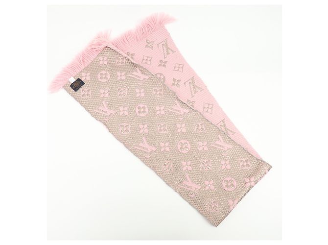 Cachecol Louis Vuitton Etoile Monogram Large Rosa - vista 4