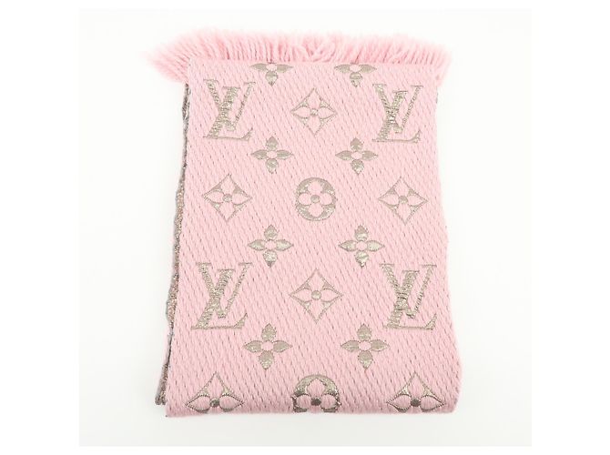 Cachecol Louis Vuitton Etoile Monogram Large Rosa - vista 7