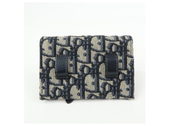 Pouch Saddle in pelle Christian Dior Beige - vista 2