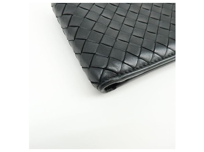 Bottega Veneta Bifold Intrecciato Nappa Compact Nero - vista 6