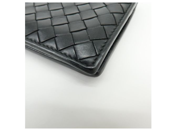 Bottega Veneta Bifold Intrecciato Nappa Compact Nero - vista 7