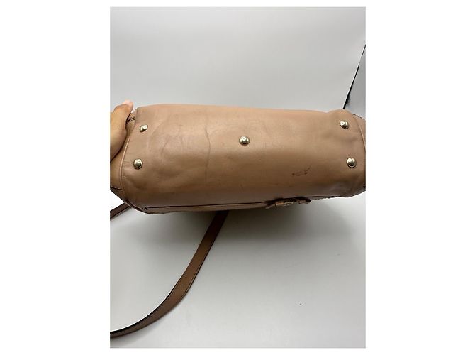 Borsa Tote Gucci Princy in tela monogram e pelle Marrone Beige - vista 9