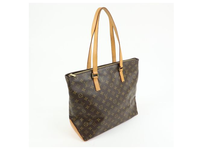 Louis Vuitton Cabas Mezzo Monogram Canvas Brown - view 4