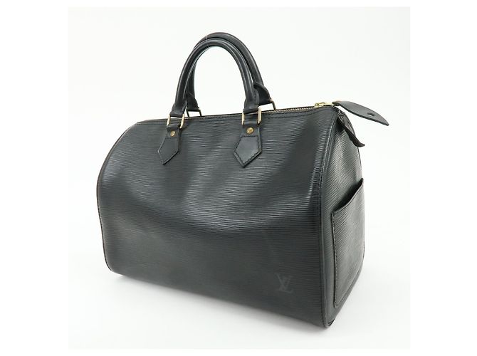 Louis Vuitton Speedy Epi Leather 30 Nero - vista 3