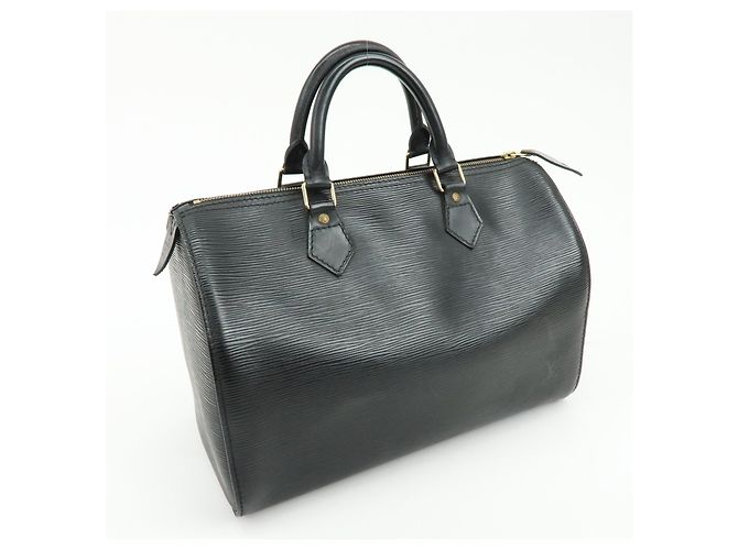 Louis Vuitton Speedy Epi Leather 30 Nero - vista 4