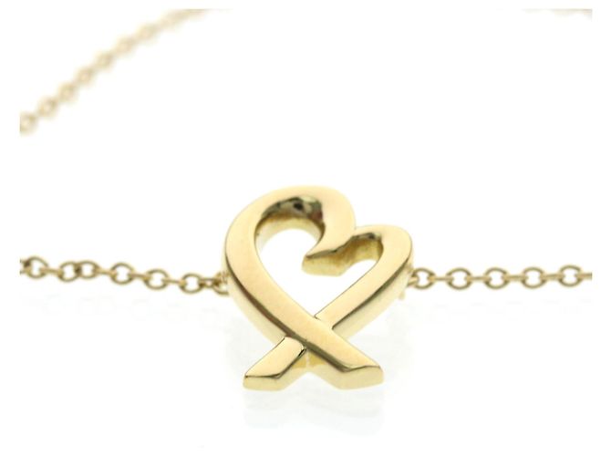 Pendente Tiffany & Co. Paloma Picasso Loving Heart in Oro Giallo 18K Small D'oro - vista 6