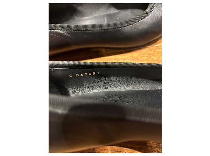 Chanel Ballerine Black & White con punta a contrasto Nero Bianco - vista 3