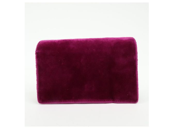 Gucci Dionysus Velvet Super Mini Porpora - vista 2