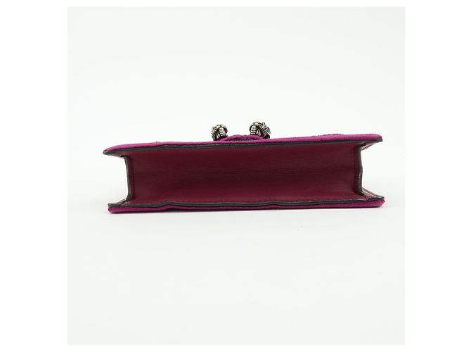 Gucci Dionysus Velvet Super Mini Porpora - vista 5