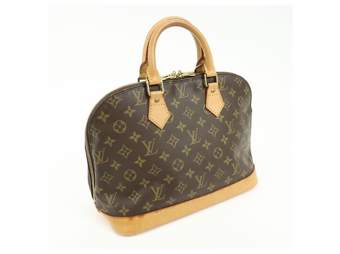 Louis Vuitton Alma Monogram Canvas MM Marrom - vista 4