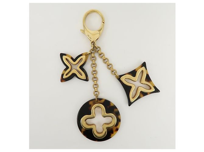 Charm per borsa Louis Vuitton Insolence in metallo e tartaruga D'oro - vista 2