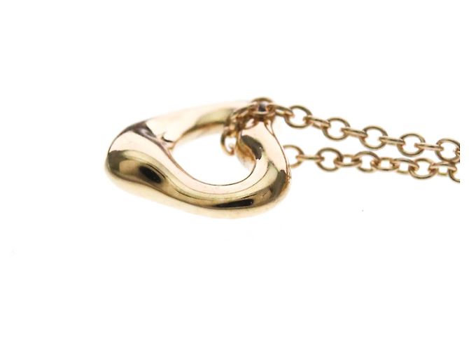 Tiffany & Co. Elsa Peretti Pendente Cuore Aperto Oro Rosa 18K 7mm D'oro - vista 4