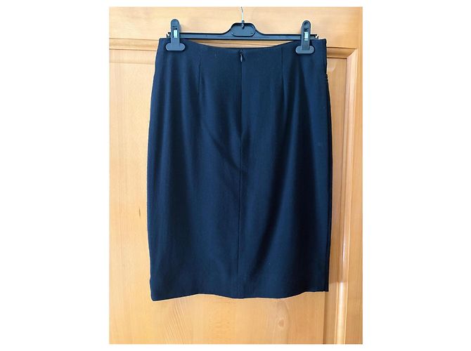 Autre Marque Chanel Uniform schwarzer Bleistiftrock - Ansicht 3