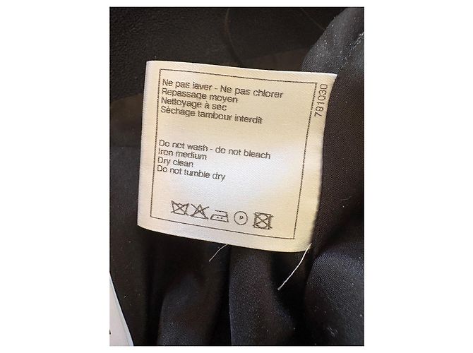 Autre Marque Chanel Uniform schwarzer Bleistiftrock - Ansicht 5
