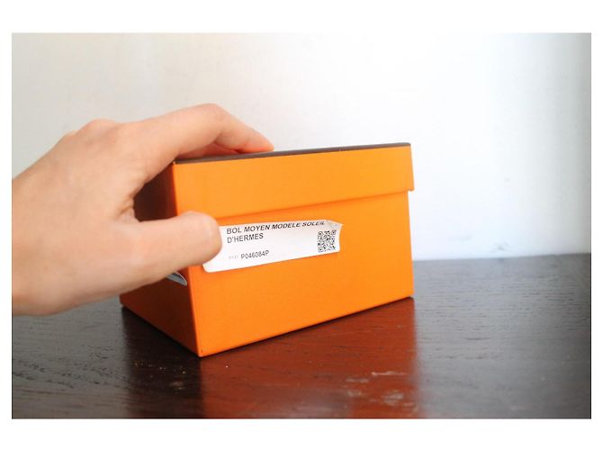 Hermès Soleil d'Hermès Porzellanschale Gelb Weiß - Ansicht 4