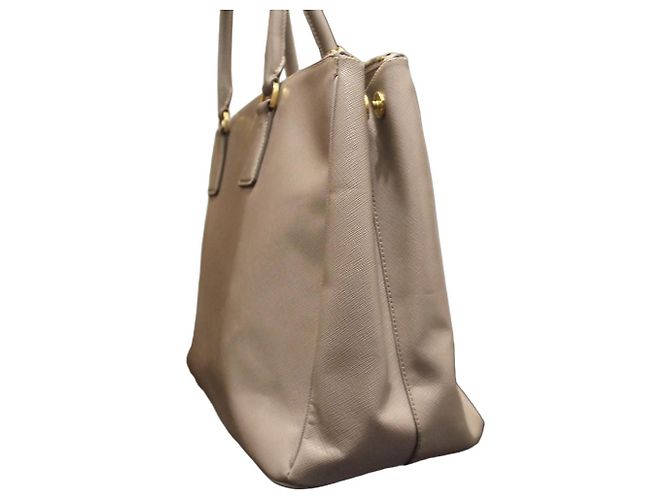 Bolso de mano Prada Saffiano Cuero Gris - vista 2