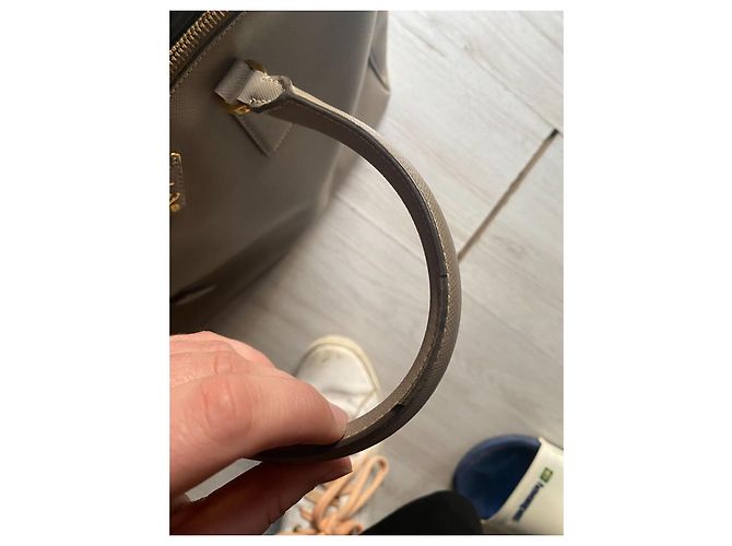 Bolso de mano Prada Saffiano Cuero Gris - vista 5