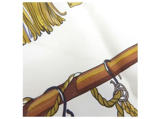 Hermès Hermes Carre 90 Passementerie Tassel Schal Schwarz Mehrfarben - Ansicht 4