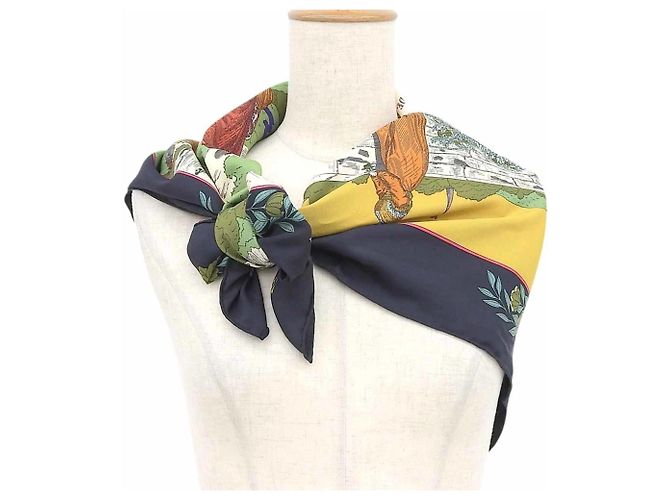 Hermès Hermes Carre 90 Seidentuch Multicolor Mehrfarben - Ansicht 2