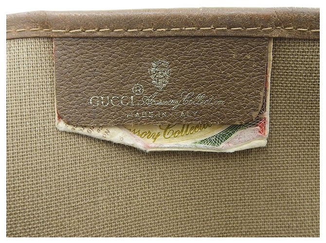 Sac à main cabas Gucci GG Plus Marron Beige - vue 10