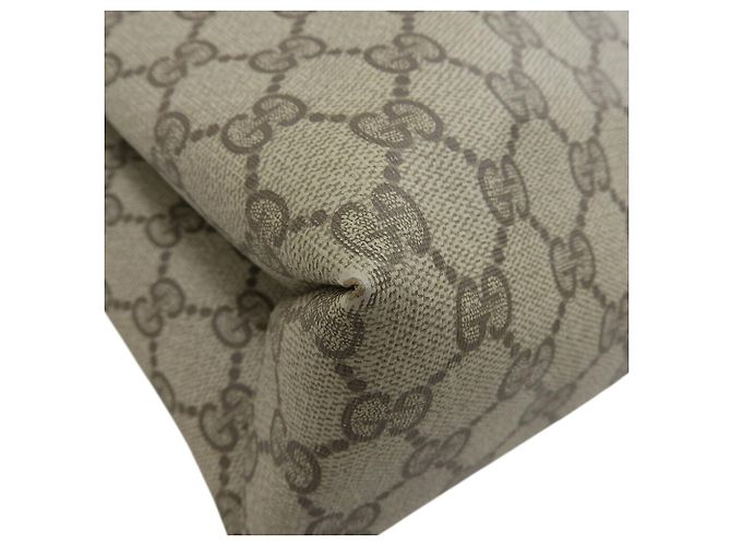 Sac à main cabas Gucci GG Plus Marron Beige - vue 4