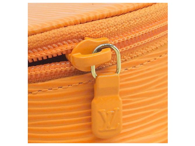 Louis Vuitton Epi Ecrin Bijou Case Pouch Arancione - vista 9