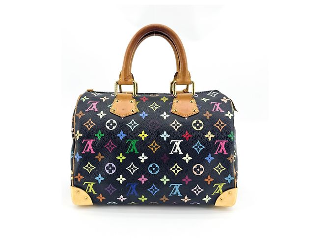 Louis Vuitton Speedy Monogram Multicolor 30 Nero - vista 2