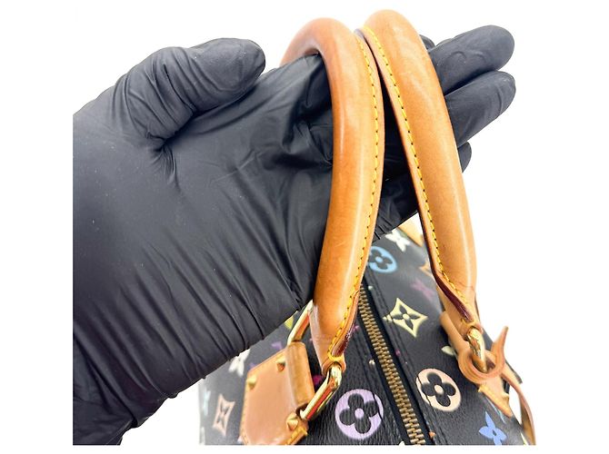 Louis Vuitton Speedy Monogram Multicolor 30 Nero - vista 6