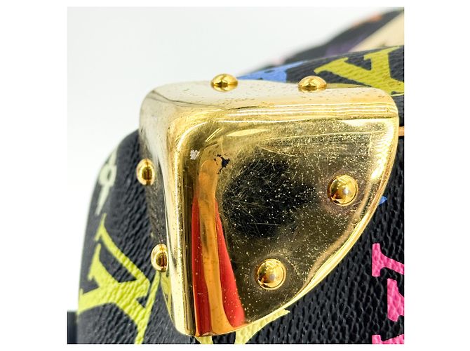 Louis Vuitton Speedy Monogram Multicolor 30 Nero - vista 7