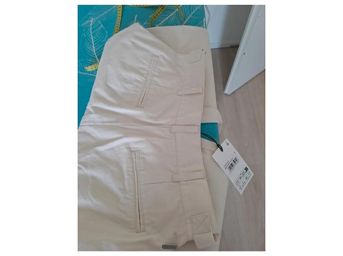 Pantalones Barbour de algodón beige - vista 8
