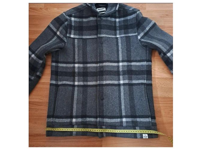 Autre Marque Casaco curto Lane Preto Branco Cinza - vista 6