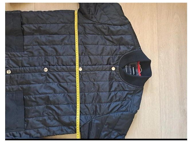 Diesel Steppbomberjacke Schwarz - Ansicht 4