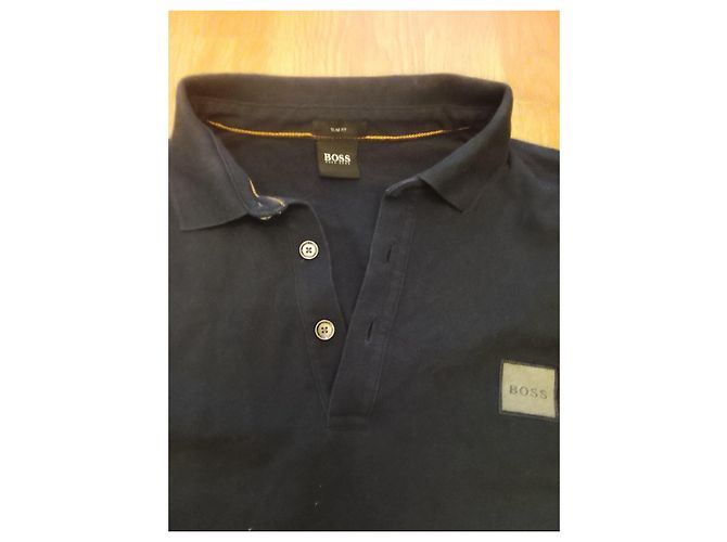 Hugo Boss Polo de manga larga BOSS Hombre Azul oscuro - vista 5