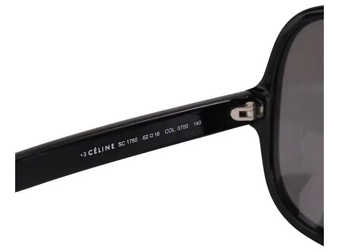 Céline Sonnenbrille aus schwarzem Kunststoff - Ansicht 6