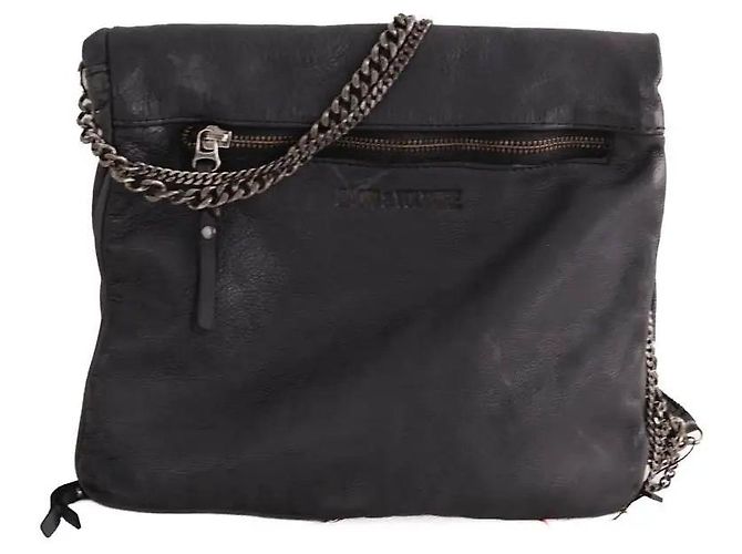 Borsa in pelle nera Zadig & Voltaire Nero - vista 3