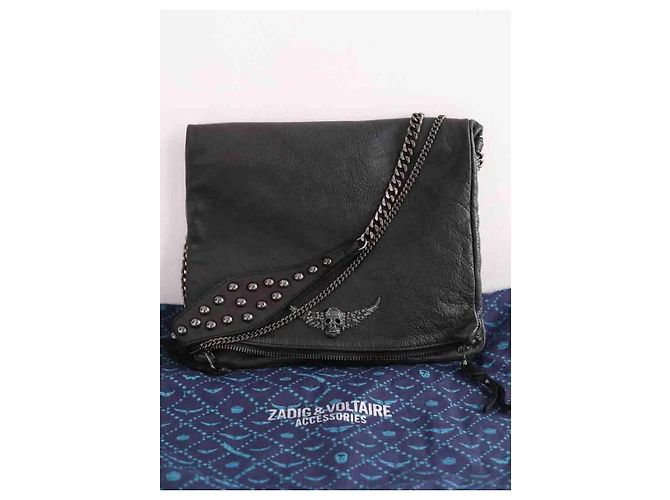 Borsa in pelle nera Zadig & Voltaire Nero - vista 6