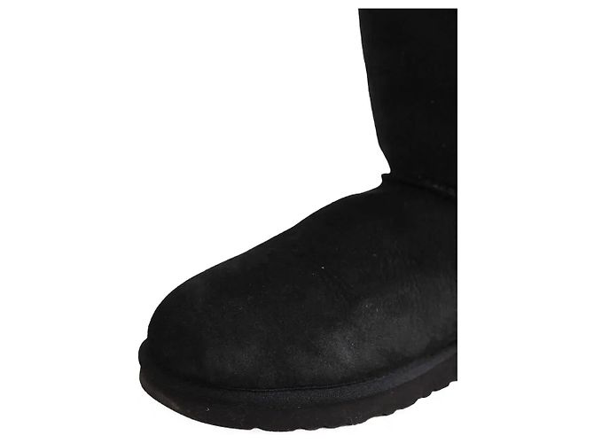 Stivali Ugg in pelle nera Nero - vista 5