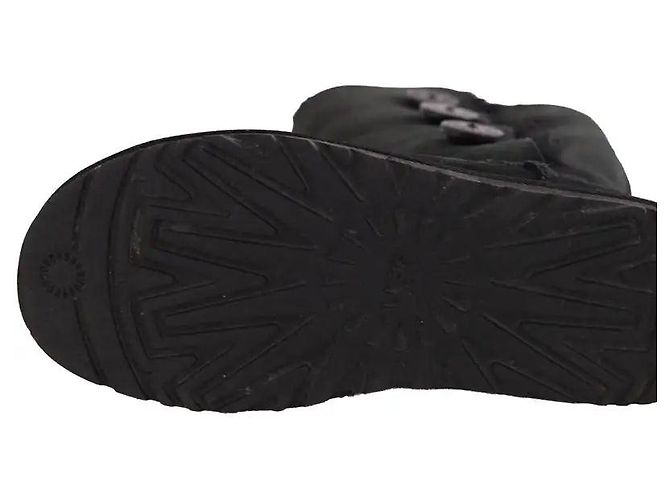 Stivali Ugg in pelle nera Nero - vista 6