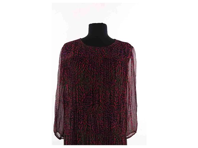 Ba&Sh Kleid aus lila Viskose - Ansicht 2