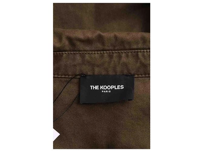 The Kooples Khaki Jacke aus Baumwolle - Ansicht 5