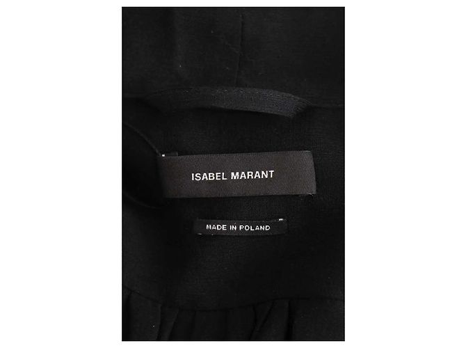 Vestido de seda negro Isabel Marant - vista 4