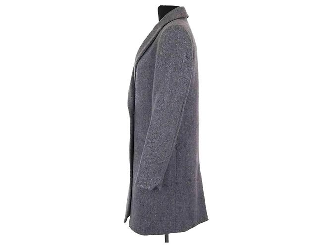 Abrigo de lana gris Zadig & Voltaire XS - vista 3