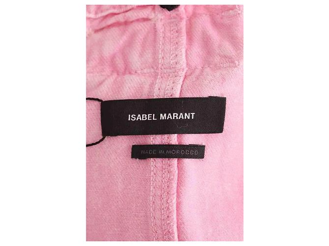 Vestido Dolessa rosa de algodón Isabel Marant - vista 5