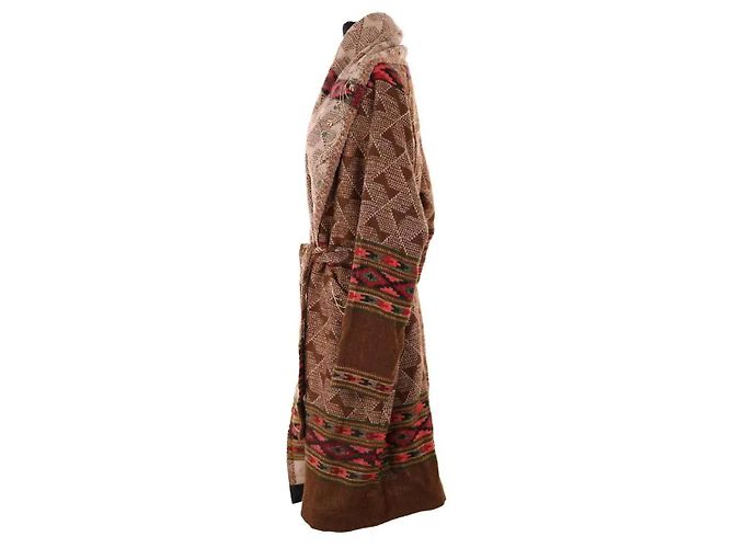 Autre Marque Monoki Jacke aus Wolle mehrfarbig Mehrfarben - Ansicht 3