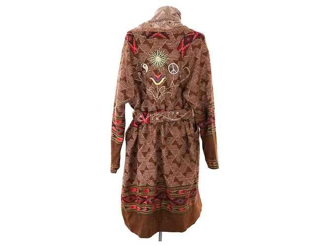 Autre Marque Monoki Jacke aus Wolle mehrfarbig Mehrfarben - Ansicht 4