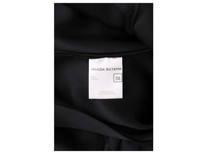 Magda Butrym Schwarzes Seidenkleid - Ansicht 6