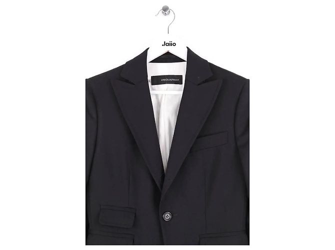 Blazer de lã preto Dsquared2 - vista 2