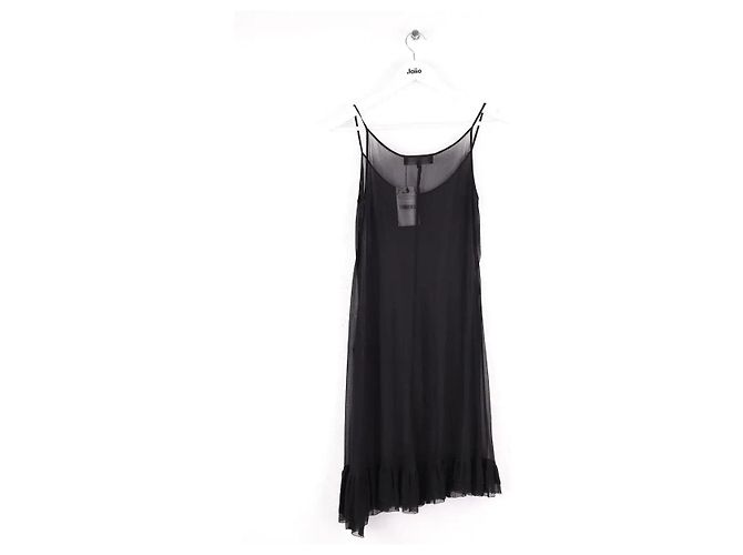 Vestido de seda negro Isabel Marant - vista 3