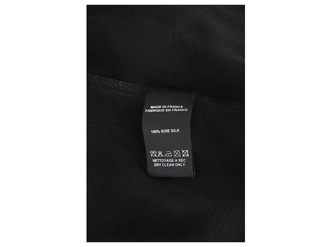Vestido de seda negro Isabel Marant - vista 6