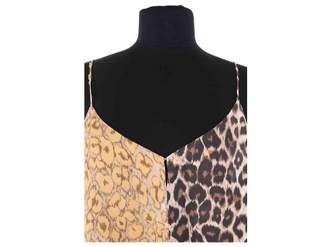 La Prestic Ouiston silk sleeveless top beige - view 2